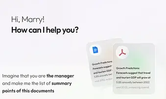 Chat interface for generating reports and talking to data